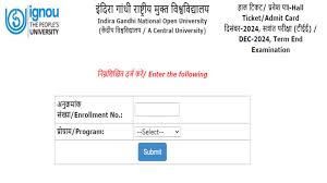 ignou hall ticket